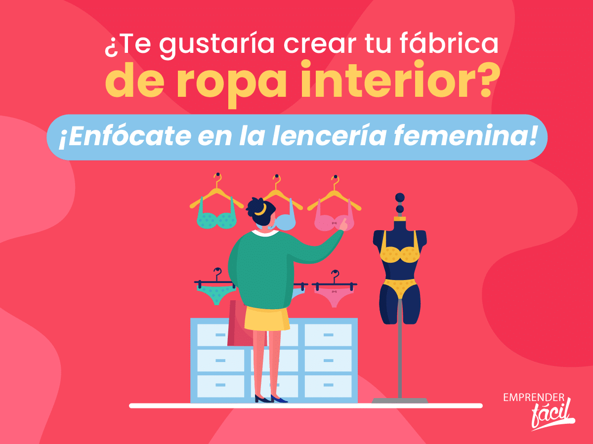 Lencería femenina - Crea tu fábrica de ropa interior