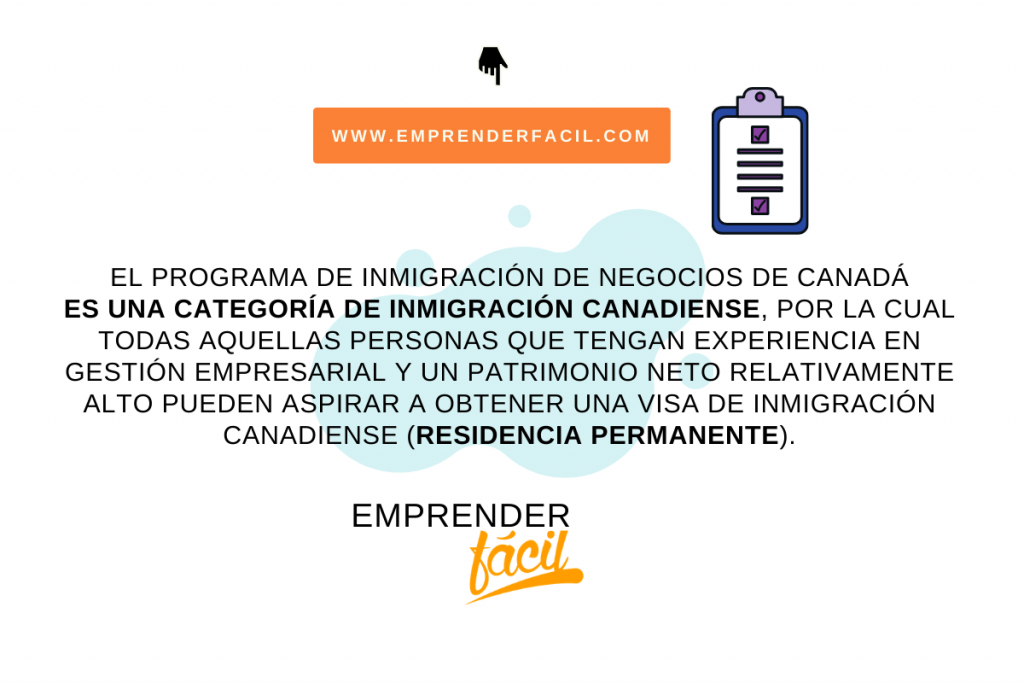 Programa de inmigración de negocios de Canadá