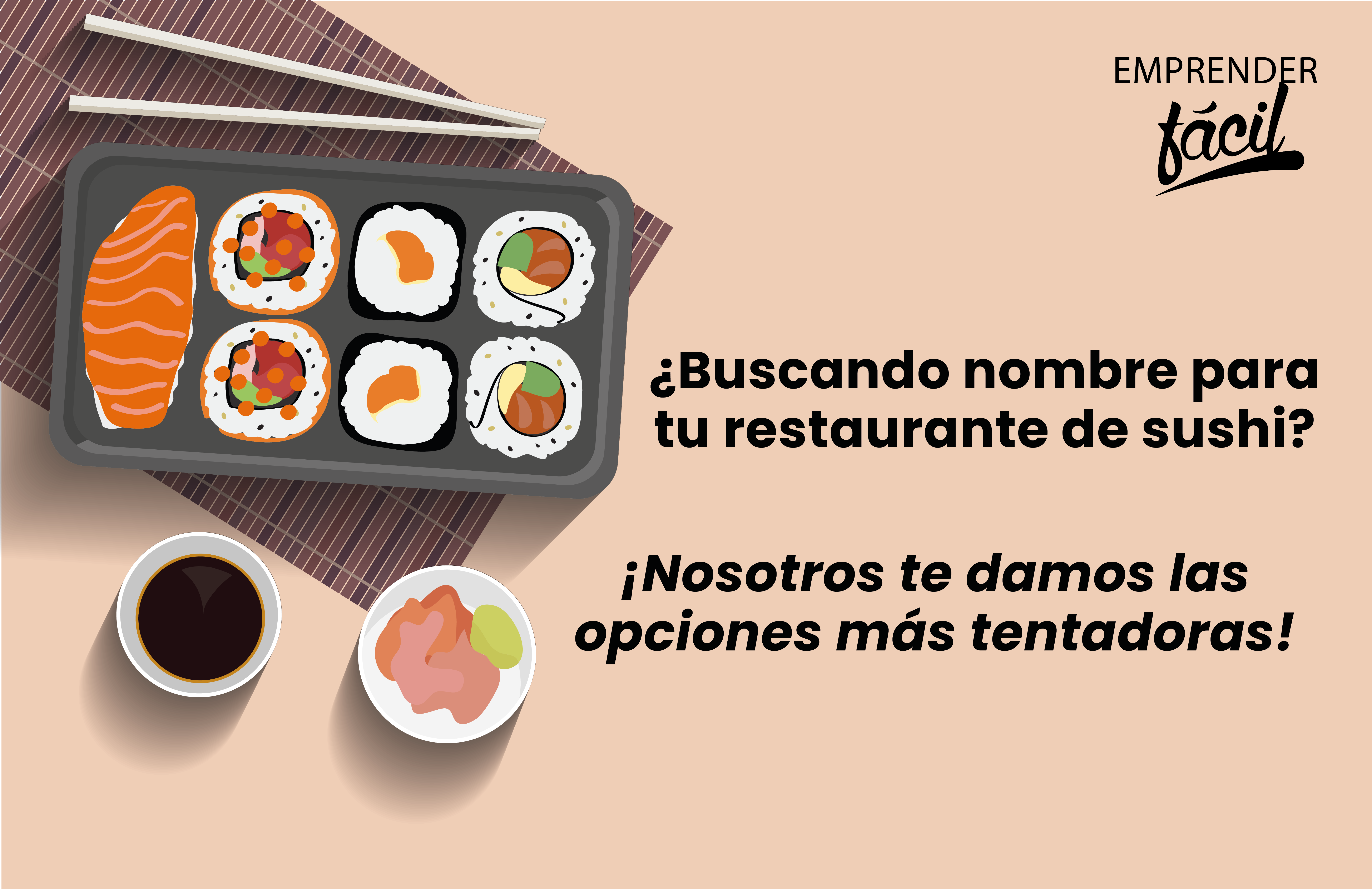 Nombres para Restaurantes de Sushi. Los más exclusivos