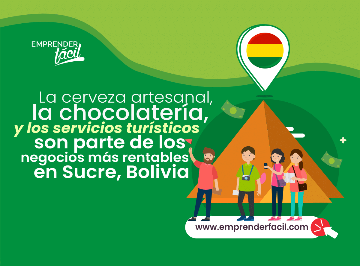 Las opciones de negocios rentables en Sucre, Bolivia son variadas y fáciles de emprender