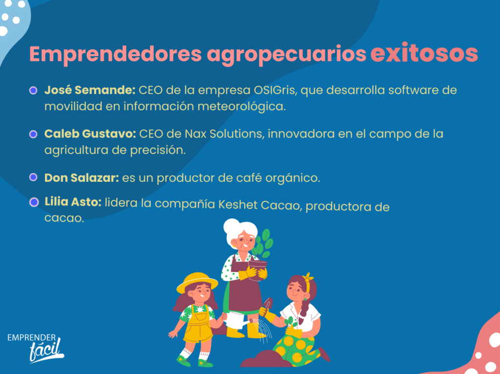 Emprendedores agropecuarios