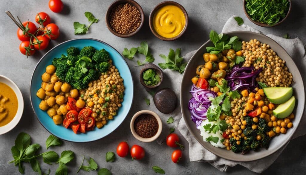 almuerzo vegano