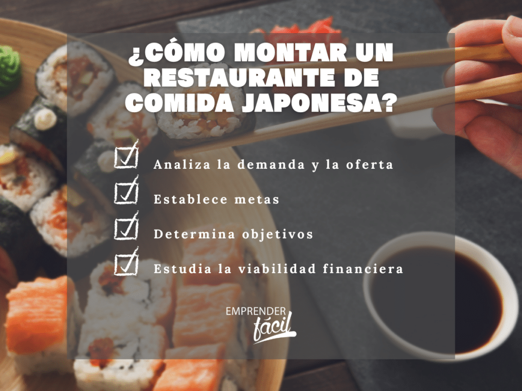 montar un restaurante de comida japonesa