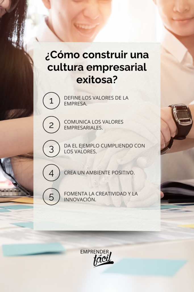 pasos para construir una cultura empresarial exitosa